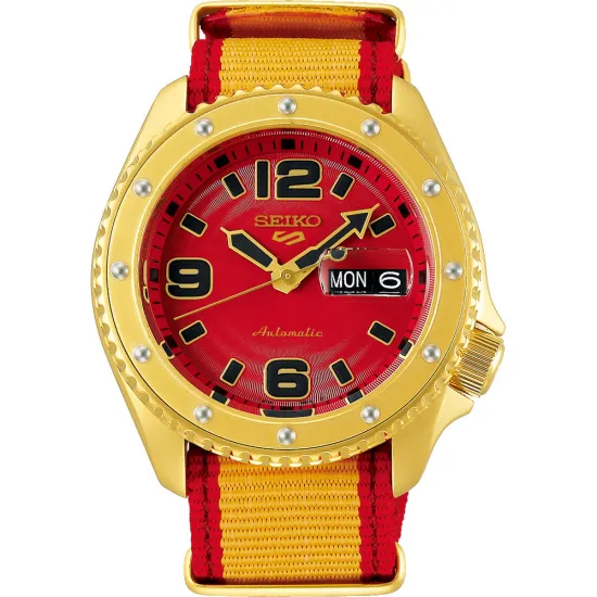Seiko 5 Sports Automatikuhr Limited Streetfighter V zu Zangief SRPF24K1