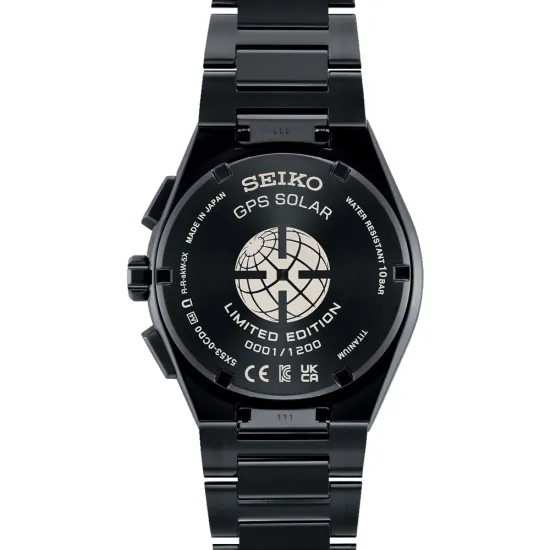 Seiko ASTRON GPS Solaruhr Titan schwarz rot Limited Edition SSH137J1