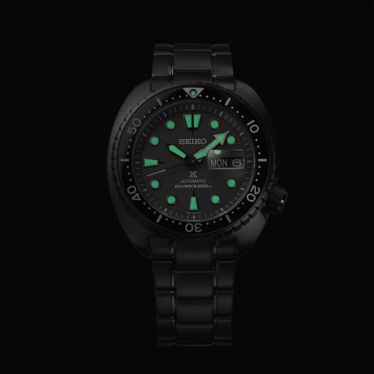 Seiko Prospex Divers Automatik Turtle Night Vision schwarz Black Limited SRPK43K1