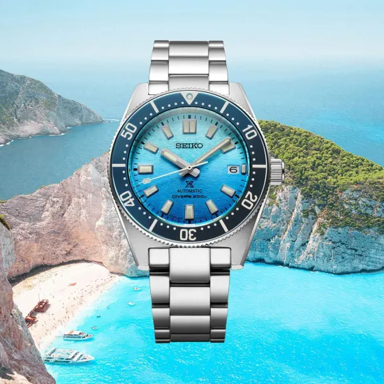 Seiko Prospex Divers Zakynthos Automatik Limited Edition Zifferblatt blau SPB473J1