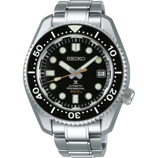 Seiko Prospex Professional Diver Marinemaster Automatikuhr schwarz silberfarben SLA021J1