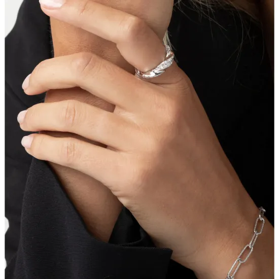 SIF JAKOBS Armband Luce Grande Bracelet 925er Silber SJ-B12292-SS