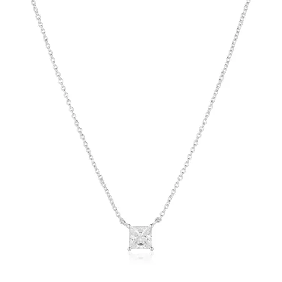 SIF JAKOBS Halskette Ellera Quadrato 925er Silber SJ-N42279-CZ