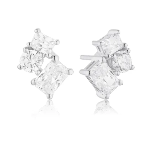 SIF JAKOBS Ohrringe Irvea Tre 925er Silber SJ-E12306-CZ