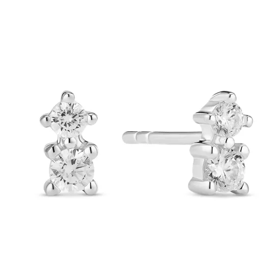 SIF JAKOBS Ohrringe Lucente Due Silber 925 SJ-E2702-CZ