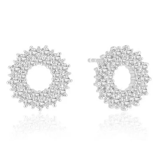 SIF JAKOBS Ohrstecker Livigno mit Zirkoniasteinen SJ-E2361-CZ