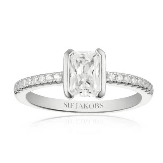 SIF JAKOBS Ring Roccanova Piccolo 925er Silber Gr. 54 SJ-R42266-CZ-54