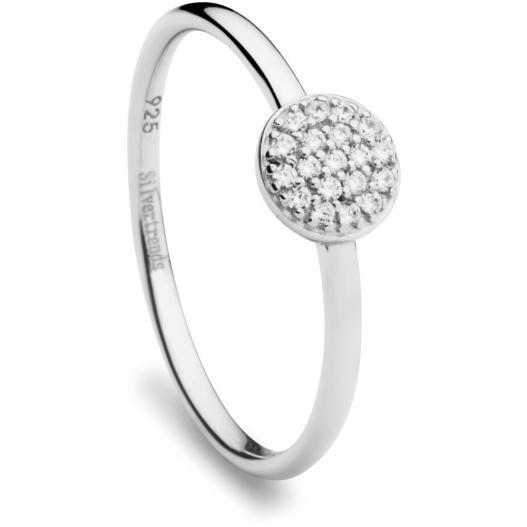 Silver Trends Ring *Very Petite* Zirkonia Gr. 58 Silber 925 ST1157-58