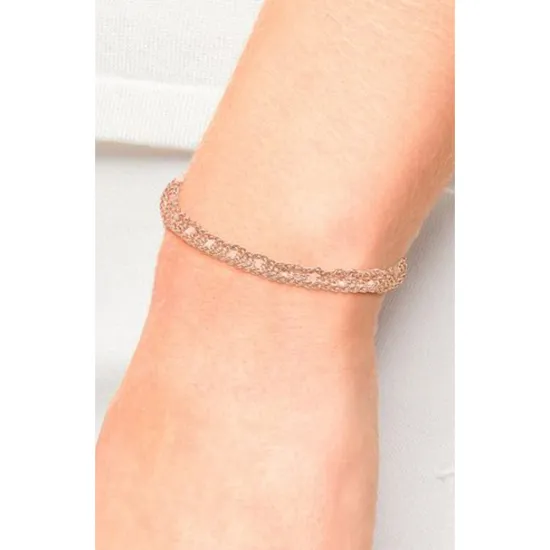 s.Oliver Armkette Fantasie 925 Silber rosegoldfarben 2032908