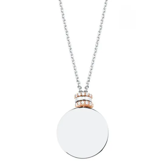 s.Oliver Damenkette 925 Silber bicolor teil-rosevergoldet 2027611