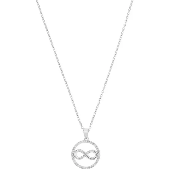 s.Oliver Halskette 925 Silber Kreis mit Infinityzeichen 45 cm 2032567
