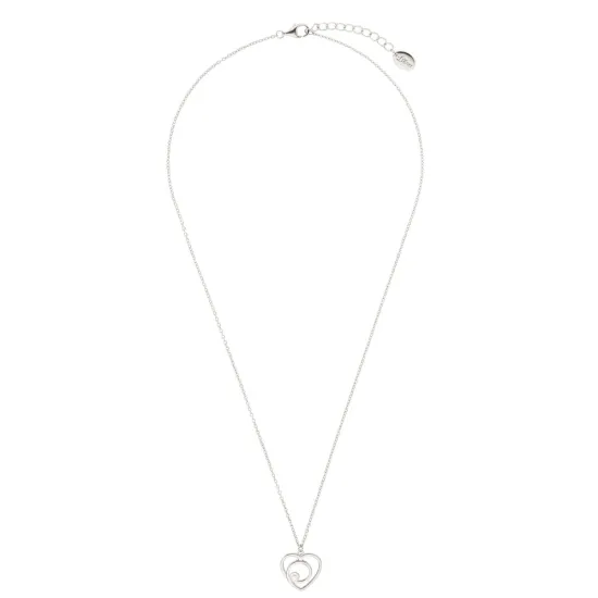 s.Oliver Halskette 925 Silber mit Herzanhänger mit Perle 2037821