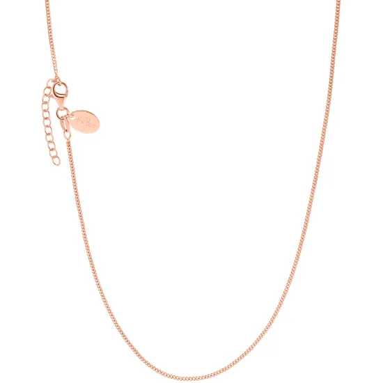 s.Oliver Halskette Panzer 925 Silber rosegoldfarben 2032866