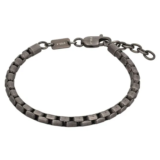 s.Oliver Herrenarmband Edelstahl grau 2040623