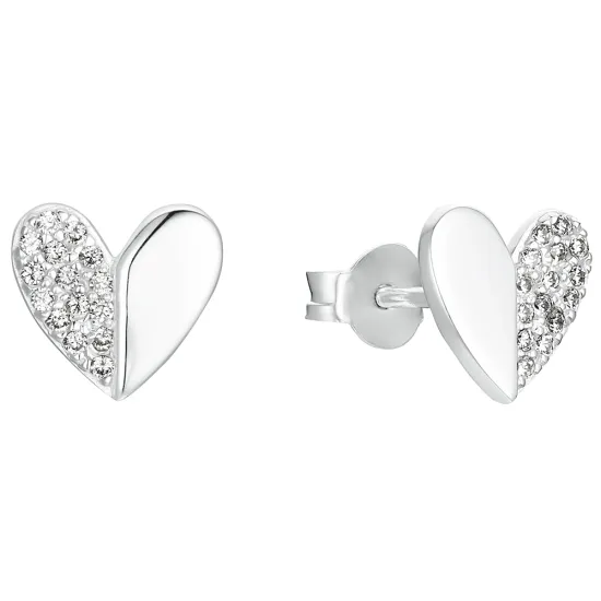 s.Oliver Ohrringe Herz 925 Silber Zirkonias 2032892