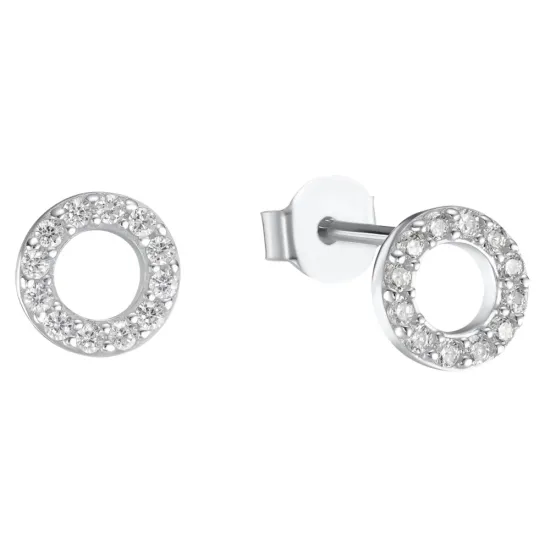 s.Oliver Ohrstecker 925 Silber mit Zirkonias rund 2034385