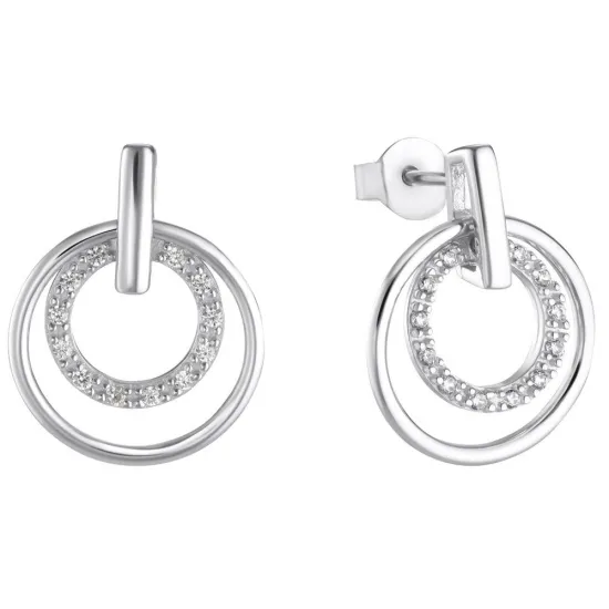 s.Oliver Ohrstecker 925 Silber mit Zirkonias rund 2034502