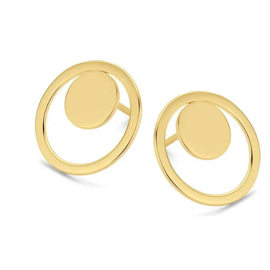 SPIRIT ICONS Ohrringe 40972 Rise Stud goldfarben