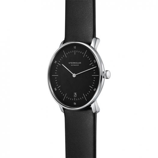 STERNGLAS Armbanduhr NAOS Premium schwarz SNQ11/108