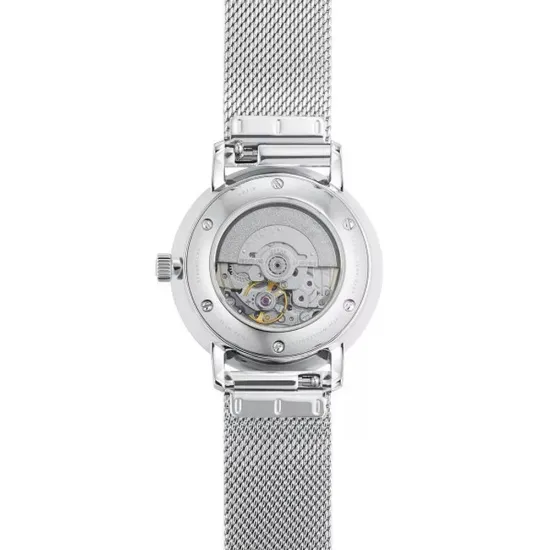 STERNGLAS Damenuhr NAOS XS Automatik Milanaiseband silberfarben S01-ND02-MI01
