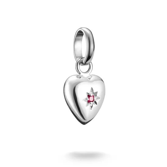 Thomas Sabo Charm Anhänger Herz mit Stern Connect Silber 925 CC1234-011-10