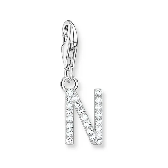 Thomas Sabo Charmista Charm Anhänger Silber 925 Buchstabe N 1951-051-14