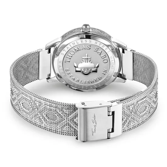 Thomas Sabo Damenuhr Arizona Spirit türkis mit Milanaiseband WA0343-201-215-33