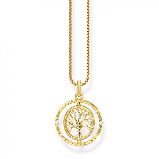 Thomas Sabo Halskette Tree of Love Silber 925 vergoldet KE2148-414-14-L45V