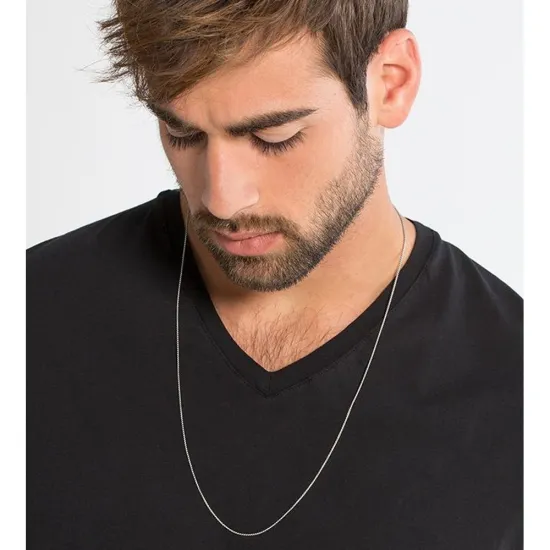 Thomas Sabo Kette für Damen und Herren Venezia Silber 925 geschwärzt KE1106-637-12-L60