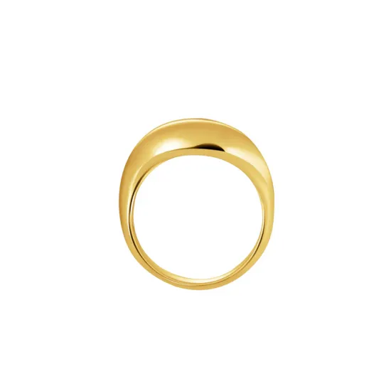 Thomas Sabo Ring organische Form Silber vergoldet Gr. 56 TR2473-413-39-56