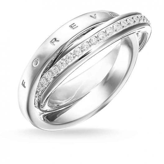 Thomas Sabo Ring Together Forever Gr. 56 Silber 925 TR2099-051-14
