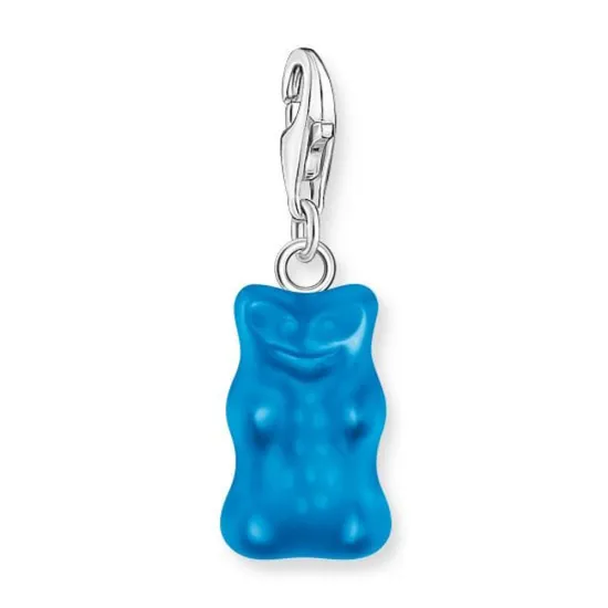 Thomas Sabo x Haribo Anhänger Silber 925 Gummibärchen blau 2181-017-1
