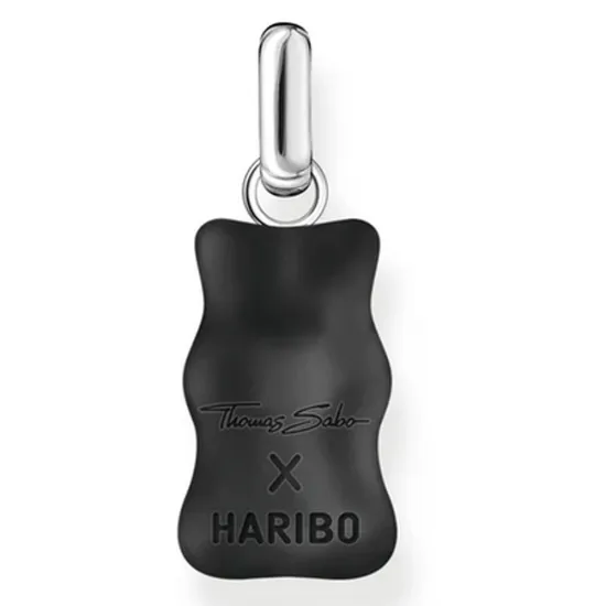 Thomas Sabo x Haribo Anhänger Silber 925 Gummibärchen schwarz PE967-052-11