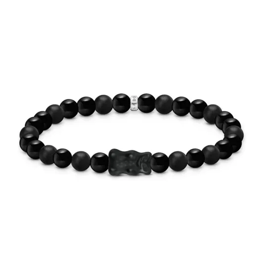 Thomas Sabo x Haribo Armband mit schwarzen Perlen Gummibärchen A2204-017-11-L19