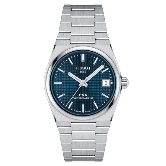 Tissot Automatikuhr PRX Powermatic 80 dunkelblau silberfarben 35 mm T137.207.11.041.00