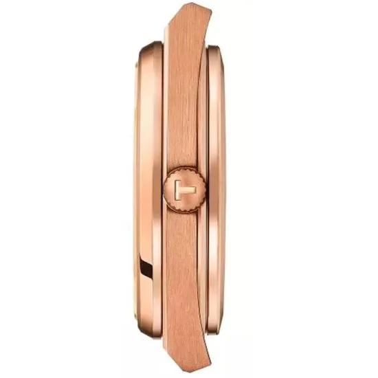 Tissot Automatikuhr PRX Powermatic 80 rosegoldfarben blau 40 mm T137.407.33.041.00