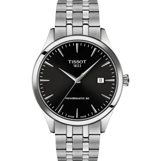 Tissot Classic Dream Automatikuhr Powermatic silberfarben schwarz T158.407.11.051.00