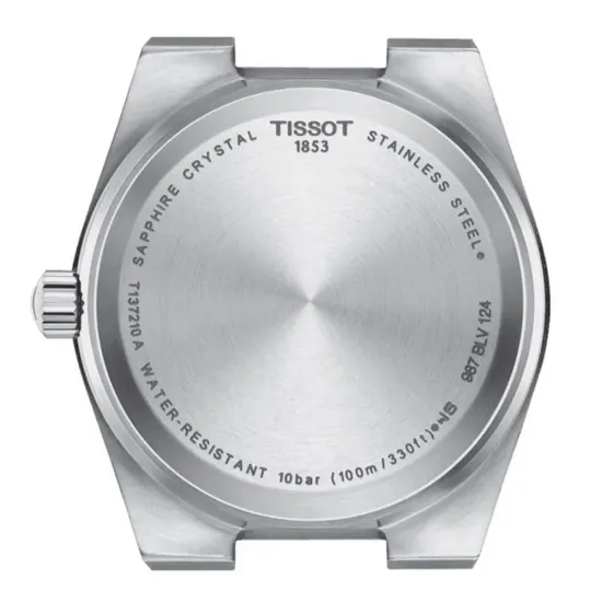 Tissot Damenuhr PRX  35 mm silberfarben rosa Edelstahlband T137.210.11.331.00