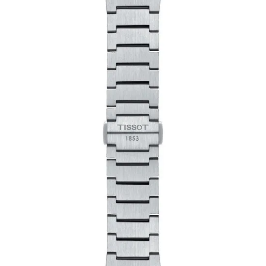 Tissot Herrenuhr PRX 40 205 silberfarben schwarz Edelstahlband T137.410.11.051.00