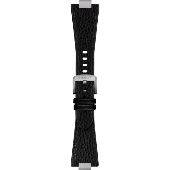 Tissot PRX Uhrenarmband Rindsleder schwarz für PRX 40 Modelle T852.050.989