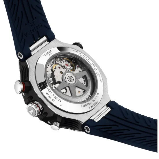 Tissot T-Race MotoGP Automatic Chronograph Limited Edition schwarz blau T141.427.27.041.00