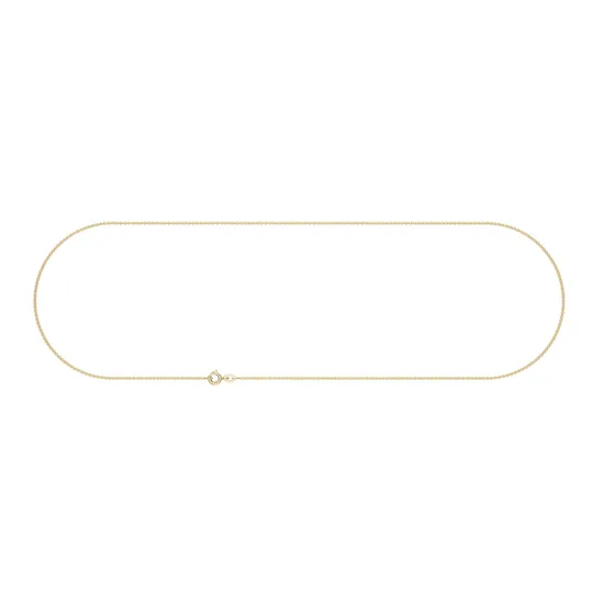 White Sense Rundankerkette 585 Gelbgold Länge 45 cm 11.51.1.8-45