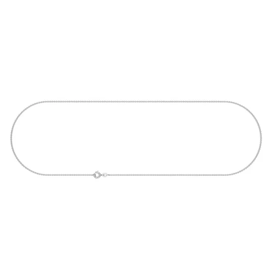 White Sense Rundankerkette 585 Palladium Weissgold Länge 40 bis 42 cm 11.52.1.8-42/40