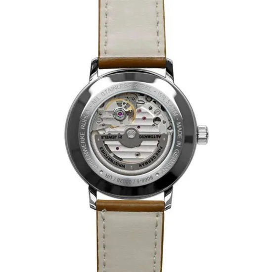 Zeppelin Automatik Hindenburg LZ 129 Herrenuhr mit braunem Lederband 8066-5_n