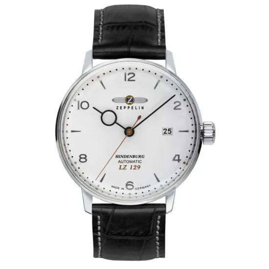Zeppelin Herrenuhr Hindenburg LZ 129 Automatik Lederband schwarz 8062-1