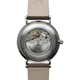 Bauhaus Automatikuhr anthrazit braun silberfarben mit Wochentagsanzeige 2162-2