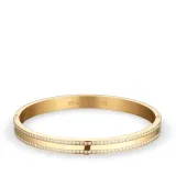 BERING Armreif Arctic Symphony Edelstahl goldfarben mit Zirkonias 17 cm 629-27-170