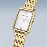 BERING Classic Damenuhr goldfarben eckig 17423-734