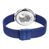 BERING Damenuhr blau multicolor mit Milanaiseband 19031-307
