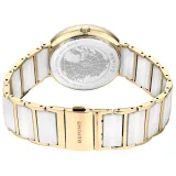 BERING Damenuhr weiß goldfarben mit Keramik 11435-758